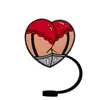 Amor Transfronterizo Dibujos Animados Tapa de Pajita de Silicona Cubierta Antipolvo Vaso Personalizado para Té con Leche Cubierta para Pajita de San Valentín Tapa Antipolvo en Stock