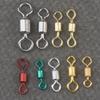 Conector de anillo en forma de ocho esmerillón americano repujado anillo subhembra pesca accesorios pequeños suministros de pesca accesorios para juego de líneas