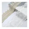 Encaje de bordado de hilo de algodón de 8-10 cm 9088 encaje hueco de algodón agujeros grabados con láser para muestra tejido