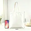 Bolsas de lona personalizadas con bloques de color para eventos corporativos, ferias comerciales, regalos promocionales, bolsas de compras y campañas de reclutamiento en campus.