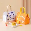 Bolsa para Marmita Moda Bolsa de Mão Trabalhador de Escritório Bolsa de Refeição Desenho Animado Criativo Bolsa Térmica para Estudante Exclusivo Transfronteiriço