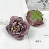Borda Torrada Simulada Flor de Ameixa Fresca Cabeça de Flor Material para Guirlanda Retro DIY Adorno para Penteado Arranjo de Flores Enfeites para Fotografia Adereços Florais