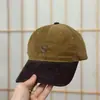 Gorra de Béisbol de Pana Estilo Coreano Otoño e Invierno Versátil Letra S Visera Suave Cepillada Muestra la Cara Pequeña Moderna Versátil Gorra Plana Hombres