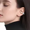 Estilo Luxo Leve Zircônia Estrela de Quatro Pontas Fivela de Fone de Ouvido Fone de Ouvido Bluetooth Sem Fio Fivela de Orelha Fivela de Diamante Removível Joia de Moda Decorativa