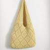 Bolsa Nova Transfronteiriça de Primavera e Verão Bolsa de Ombro Tecida Bolsa Tote Tricotada Bolsa de Design Novo Moda