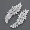 Pinza para el Cabello de Estilo Europeo y Americano Transfronteriza de Lujo Ligero con Circonita para Mujer, Versátil para el Viaje Diario, Elegante Pinza de Pato con Pedrería de Cristal