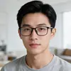 Gafas Ultra-Ligeras de Tr90 con Filtro de Luz Azul para Ojos Miopes para Hombres, Gafas Planas para Mujeres, Monturas de Gafas Estilo Coreano