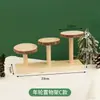 Estante para Flores para Repisa de Ventana de Madera Maciza, Soporte Decorativo Creativo para Suculentas, Estante de Almacenamiento Multinivel para Escritorio en Esquina de Balcón Interior