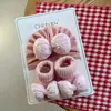 Touca de Bebê Primavera, Outono e Inverno Touca Fetal para Recém-Nascido Chapéu Indiano de Lã para Menina de Bebê 0-12 Meses Chapéu de Porta para Bebê
