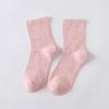 Meias personalizadas de algodão puro nude, meias femininas quentes de cor doce até a panturrilha, meias de chão para mulheres, meias Zhuji