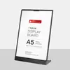 Placa de Mesa em Acrílico, L-Shaped Anti-Queda de Segurança A5 Lista de Preços, Cartão de Menu, Placa de Mesa, Suporte de Mesa para Display, Menu de Bebidas