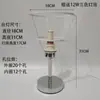 Kit de Luminária de Mesa DIY com Concha e Cristal, Suporte para Filme Perfurado, Estrutura de Metal, Materiais para Luminária de Filme, Acessório Artesanal