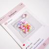 Caja de Cuentas para Armar Niños DIY Collar Cadena para Teléfono Móvil Cuentas Sonrientes Bolsa de Materiales con Cuentas Llavero con Colgante de PU