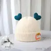Gorro para Bebé Otoño e Invierno Lindo Beret de Lana con Orejas de Gato Estilo Coreano Versátil Gorro Tejido para Niños y Niñas Bebé Moderno
