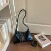 2026 Nueva Moda Coreana Retro Nicho Estilo Maillard Bolso de Axila Gran Capacidad Bolso de Hombro Único Cruzado