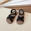 Sandalias Elásticas para Niñas con Suela Suave 2026 Verano Nuevo Estilo Moda Infantil Casual Zapatos de Playa Zapatos de Princesa para Niñas Pequeñas