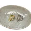 Anillo Abierto de Diseño de Nicho de Lujo Ligero Estilo Ins con Sensación de Alta Gama, Textura Irregular Martillada, Anillo de Personalidad Estilo Metálico Exagerado