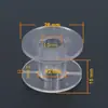Estrutura de Indutor Transparente ABS Divisor de Frequência Bobina de Indutor Oca Carretel Suporte Redondo de Plástico Carretel de Fio Integrado Áudio