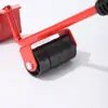 Artefato de mudança de tamanho pequeno com dispositivo de movimentação de geladeira com rolo ferramenta de movimentação ferramenta de movimentação multifuncional dispositivo de movimentação de objeto pesado