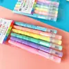 Resaltador Estudiante Bolígrafo Marcador Lindo Papelería Fresca Pequeña Suministros Oficina Marcador Color Claro Bolígrafo de Color