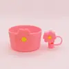 Cubierta Popular Transfronteriza de Silicona para Taza Térmica Tapa Inferior de Silicona para Vaso de Agua Stanley Cubierta Protectora de Silicona con Lazo Venta al por mayor en stock