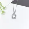 Collar de Acero Inoxidable para Mujer Joyería de Nicho Versátil Colgante de Cobre Cadena Elegante para Clavícula Joyería Cadena de Lujo Ligero