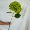 Flor artificial de boda rama única hortensia grande boda salón de bodas fila de flores decorativas altas arreglo floral guía de camino hortensia de comercio exterior