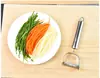 Pelador Multifuncional de Acero Inoxidable, Cortador de Papa, Zanahoria, Fruta y Verdura, Herramienta Ralladora Julienne de Cocina 3 en 1