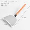 Pá de cozinha de aço inoxidável Beech Handle Pizza Steak Pizza Shovel Teppanyaki Shovel Hand Scratches Pancake Fruit Tool