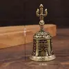 Campana de Mano Grande de Latón, Campana de Latón, Campana Vajra, Campana Sanqing Taoísta, Fábrica de Adornos de Campana de Mano de Cobre