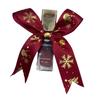 Fita de Natal Decoração para Embrulho de Presente Fita Estampada Flores de Feriado Embrulho de Caixa de Bolo Fita de Natal Fita de Seda