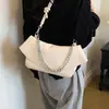 Bolsa de Ombro Versátil de Grande Capacidade para o Verão 2026, Bolsa Cruzada Pão Macio, Bolsa de Axila para o Dia a Dia, Nova Bolsa Simples com Corrente para Mulheres