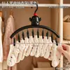 Secador de meias em formato de cacto com vários clipes, clipes de meia para casa sem marcação, secador de meias e roupas íntimas, ferramenta para secar meias na varanda