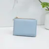 Nueva Cartera de Mujer de PU Estilo Corto de Gama Alta Simple con Múltiples Ranuras para Tarjetas Billetera Monedero Transfronteriza Venta al por Mayor