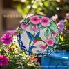 Amazon novo Suncatch beija-flor pingente de vidro sun catcher amante de pássaros presente decoração de jardim