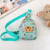 Bolso infantil súper lindo y popular de Internet, bolso de pecho pequeño con dibujo de carpincho para niñas, bolso bandolera estampado para bebés.