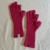 Diseño Estilo Coreano con Guantes de Punto de Lana de Color Sólido para Mujer Otoño e Invierno Cálidos a Prueba de Frío Lindo Dedos Pulgar Flip Hand