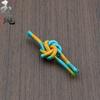Joyería hecha a mano con nudo Gankun, hebilla de cuerda, collar con nudo de mandala de girasol, accesorios de cordón, accesorios colgantes con borlas