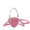 Bolso de diseño nicho para mujer verano 2023 nueva moda simple bolso de amor textura versátil mini bandolera