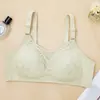 Ropa interior anti-exposición del sujetador de mamá sujetador push-up sujetador inalámbrico transpirable fino talla grande ropa interior para mediana edad y ancianos