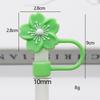 En Stock 8-10mm Flor de Begonia Tapa de Popote Cubierta Antipolvo Tapa de Popote de Flor Stanley Tapa de Popote de Flor de Begonia de Silicona