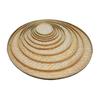 Tecelagem de bambu pintura decorativa redonda de bambu panela de bambu não porosa peneira de bambu acabado pintura placa de chá sala de chá fazenda teto de bambu decoração de bambu