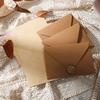 Sobre de piel de vaca, juego de cartas, cartas de amor retro, estilo chino, papel Kraft, invitación, postal, sobre de almacenamiento