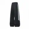 Pantalones Deportivos Americanos de Tres Rayas para Hombre y Mujer, Novedad Primavera/Otoño 2026 de Cintura Alta, Holgados, Casuales, Rayados, Pierna Ancha