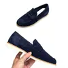 Sapatos Loafer Slip-On Novos de Camurça de Marca Estrangeira Bc, Sapatos Rasos de Couro Confortáveis para Homens, Sapatos Masculinos de Comércio Exterior de Ponta