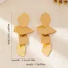 Pendientes de Patchwork Geométrico Irregular Creativos de Moda de Venta Caliente Transfronteriza Adecuados para que las Mujeres los Usen en Fiestas Diarias