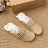 Pantuflas Birkenstock para Mujer para Uso en Exteriores Otoño e Invierno 2025 Mules Cerrados sin Talón con Forro de Lana Primavera y Verano 2026