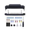 Barra colectora ignífuga de nailon M6 para automóvil, para salón, yate, barra colectora de 2 columnas y 12 vías con destornillador de terminal