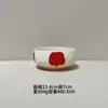 Maçã Cerâmica Cachorro Desenho Animado Fofo Infantil Retrô Tigela de Arroz Cerâmica Tigela de Sobremesa Doméstica Tigela de Café da Manhã Tigela de Sopa Tigela Pequena