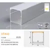 Canal de Aluminio para Luz Lineal LED al por Mayor del Fabricante, Luz Lineal con Borde, Canal de Luz de Aleación de Aluminio, Perfil de Canal de Aluminio para Luz Lineal